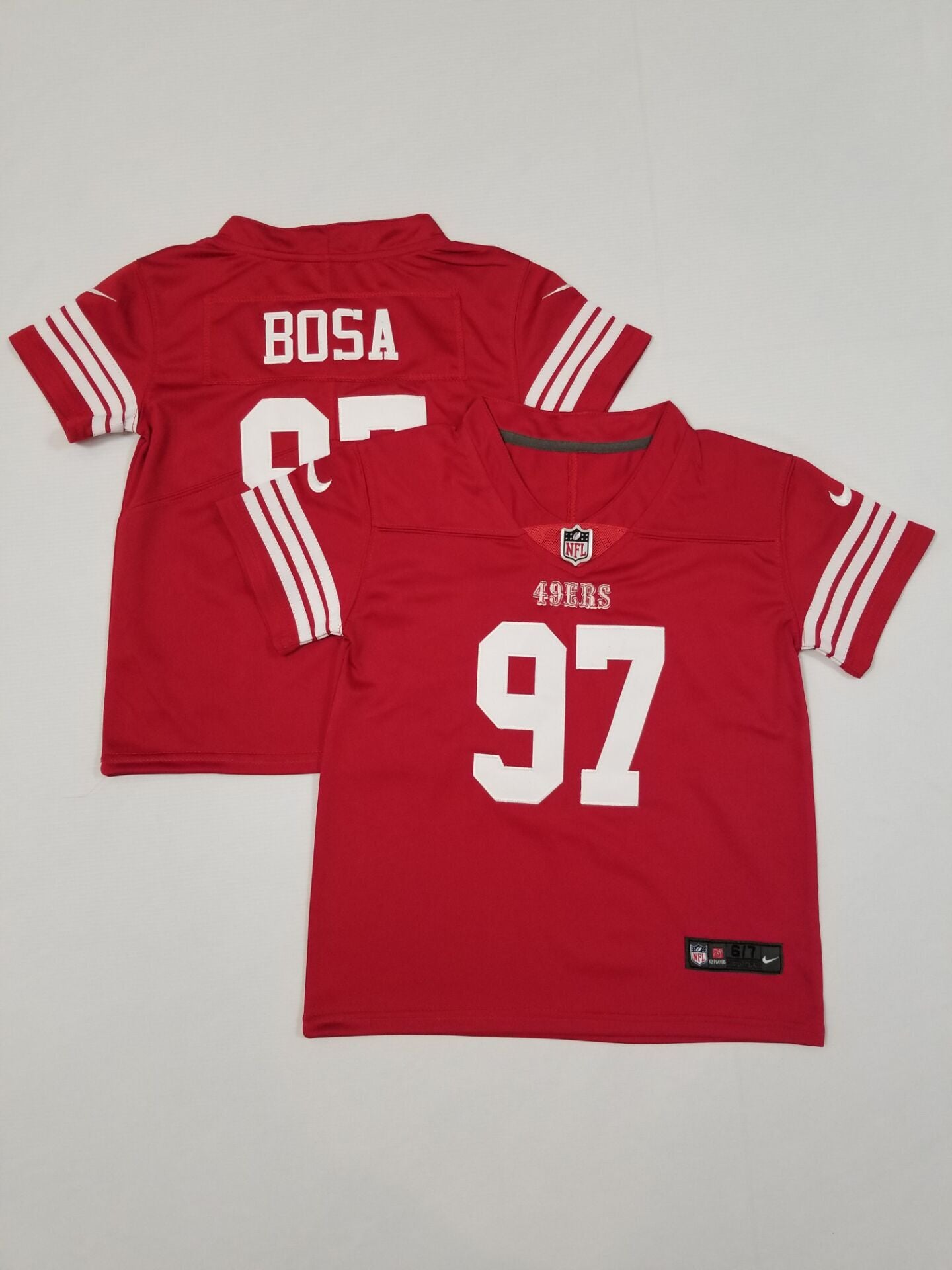 Kids San Francisco 49ers Nick Bosa Stitched Jersey for Toddlers