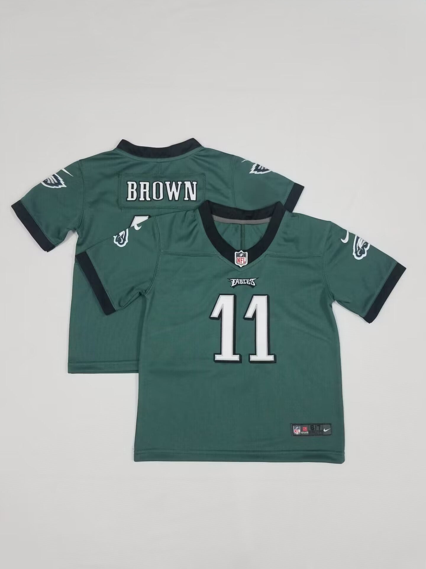 Kids Philadelphia Eagles A.J. Brown Stitched Jersey