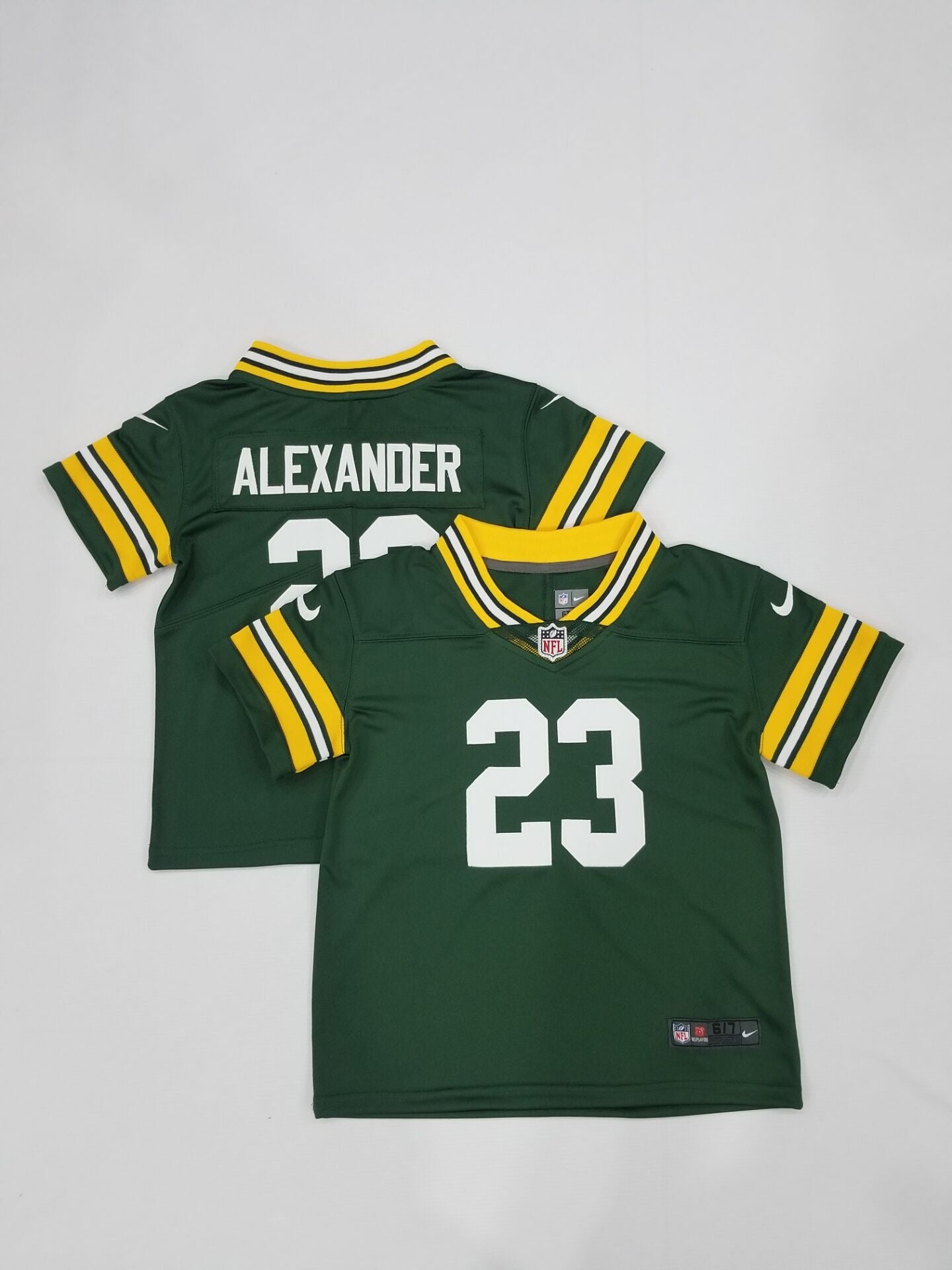 Kids Green Bay Packers #23 Jaire Alexander Stitched Jersey