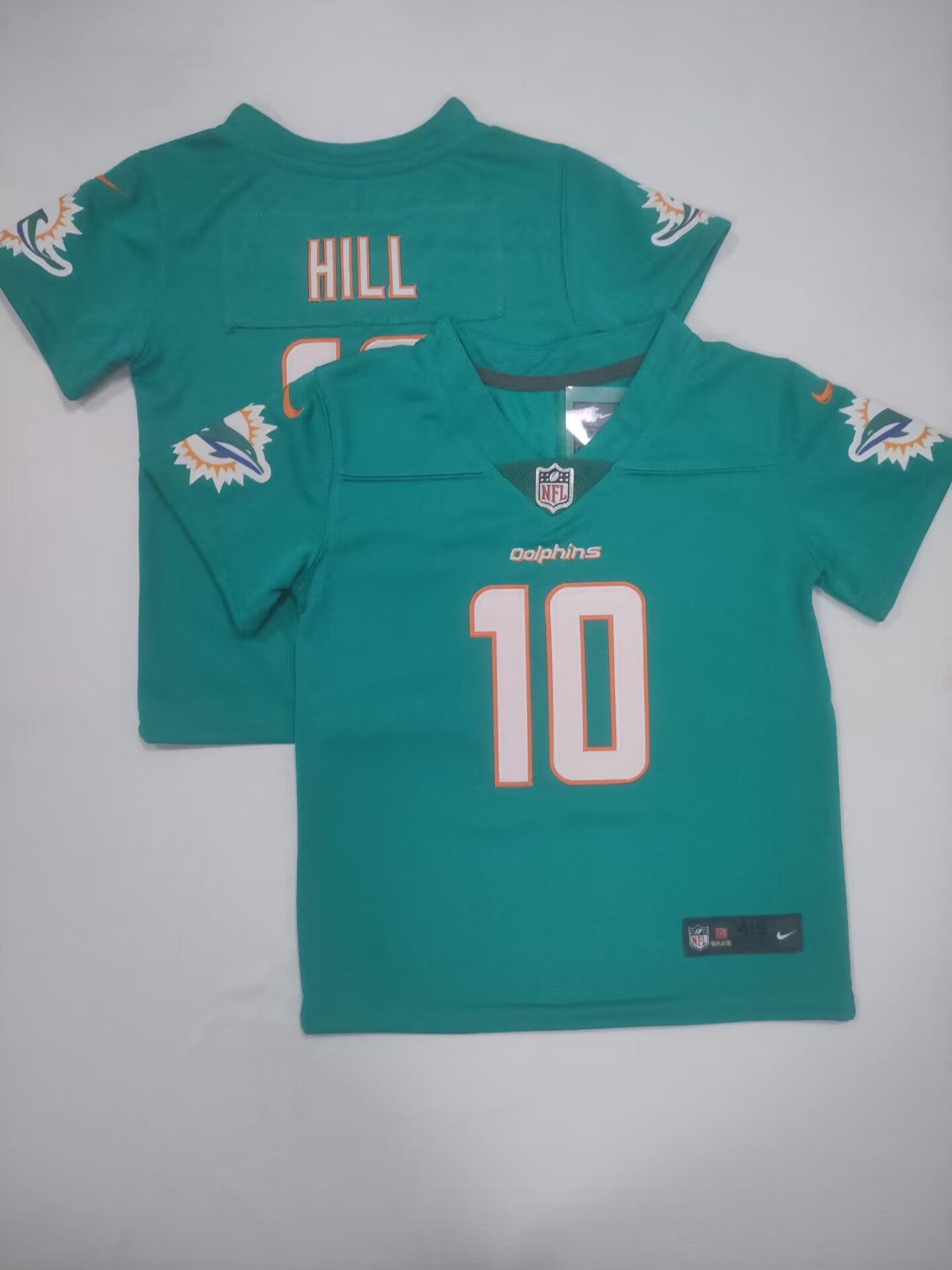 Kids Miami Dolphins #10 Tyreek Hill Stitched Jersey for Toddlers