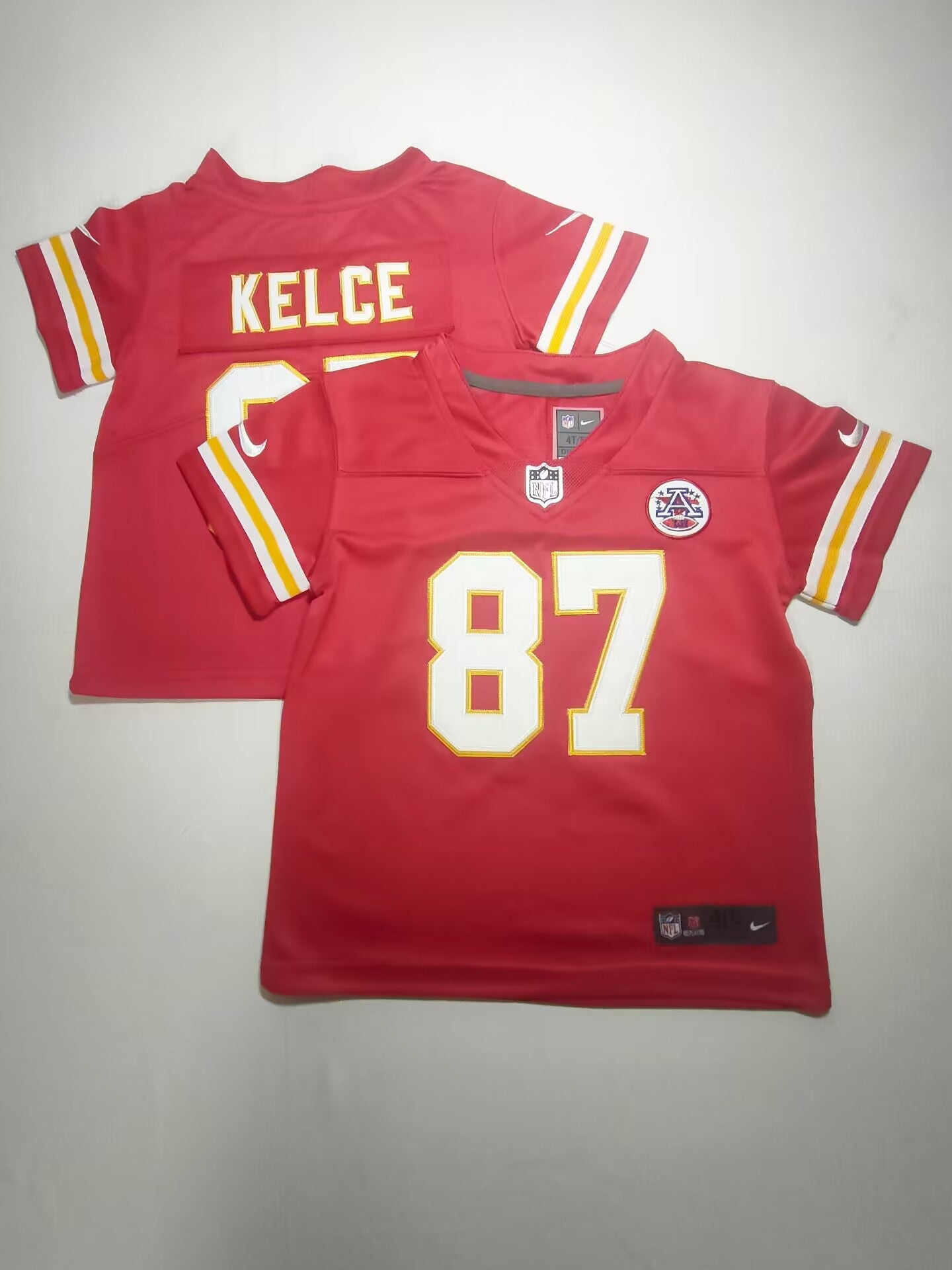 Kids Kansas City Chiefs #87 Travis Kelce Stitched Jersey