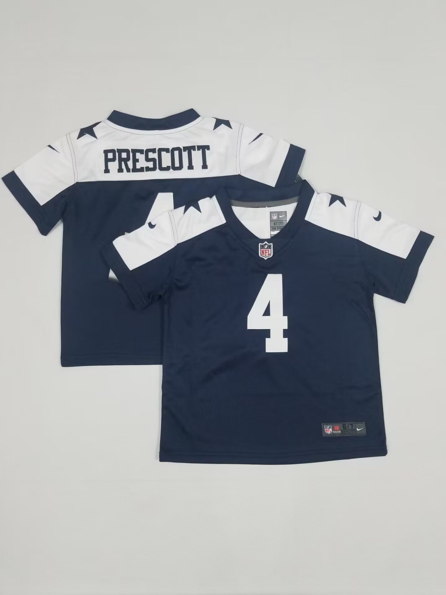 Kids Dallas Cowboys Dak Prescott Stitched Jersey