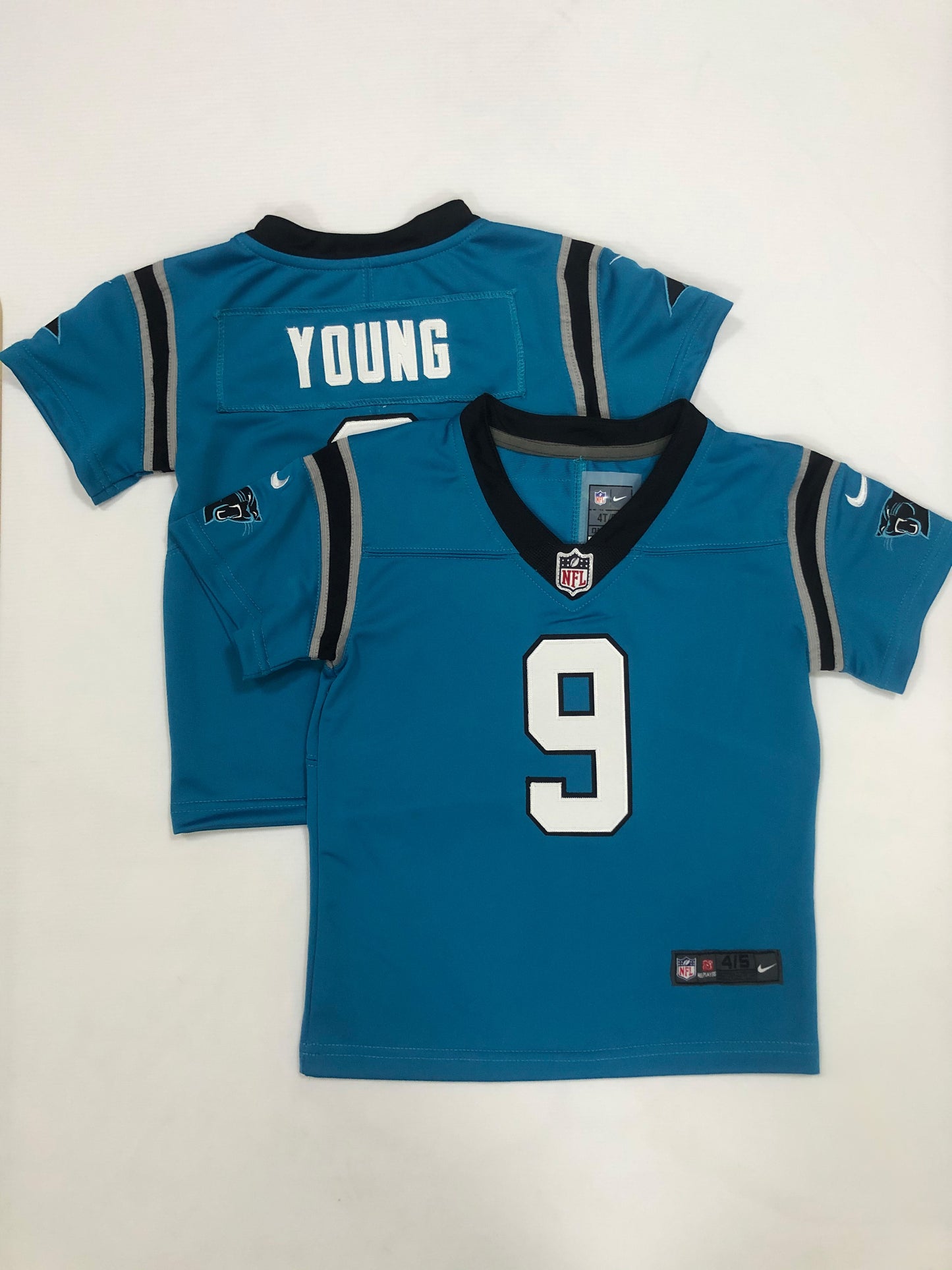Kids Carolina Panthers #8 Bryce Young Stitched Jersey
