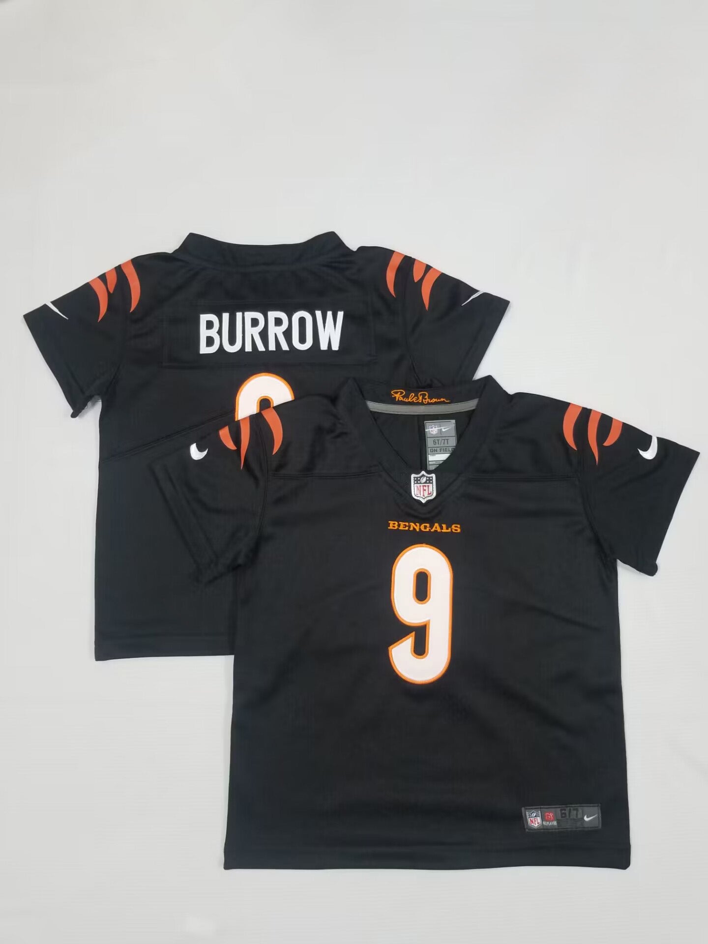 Joe Burrow Cincinnati Bengals Kids Stitched Jersey