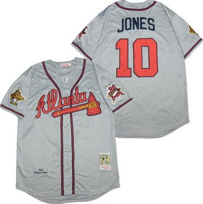 Chipper Jones Atlanta Braves Throwback Jersey