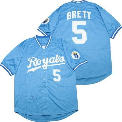 George Brett Kansas City Royals Throwback Jersey