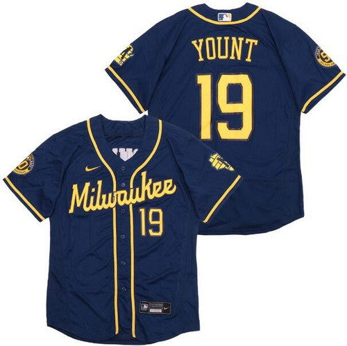 Milwaukee Brewers Robin Yount FlexBase Throwback Jersey