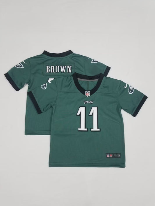 Kids Philadelphia Eagles A.J. Brown Stitched Jersey