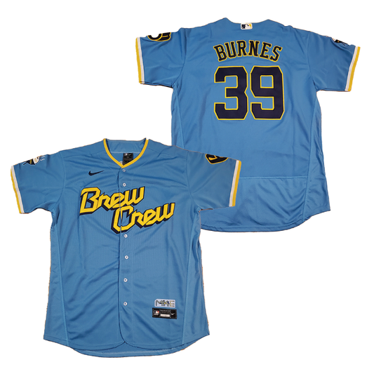 Men’s Milwaukee Brewers Corbin Burnes FlexBase Jersey