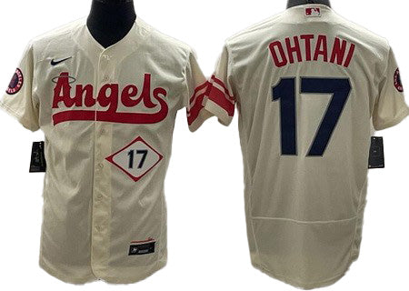 Men's Los Angeles Angels #17 Shohei Ohtani 2022 CoolBase City Jersey
