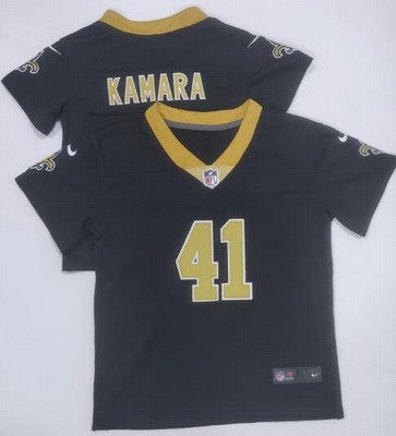 Kids/Toddlers New Orleans Saints #41 Alvin Kamara Stitched Jersey