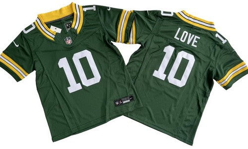 Kids/Toddlers Green Bay Packers #10 Jordan Love Stitched Jersey
