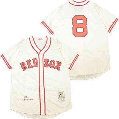 Carl Yastrzemski Boston Red Sox Throwback Jersey